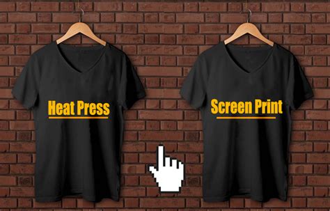 Heat Press Vs Screen Print What Is The Difference