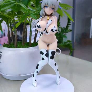 Bikini con patrón de vaca Tsuki Uzaki figura Sexy de chica de Anime