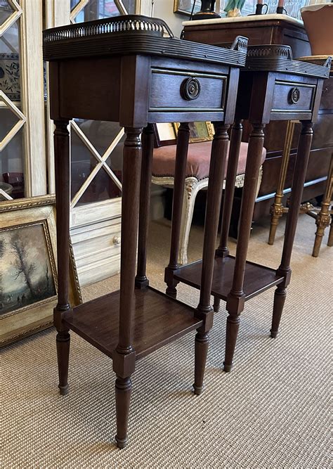 Pair Of French Bedside Tables Antique Furniture Antiques