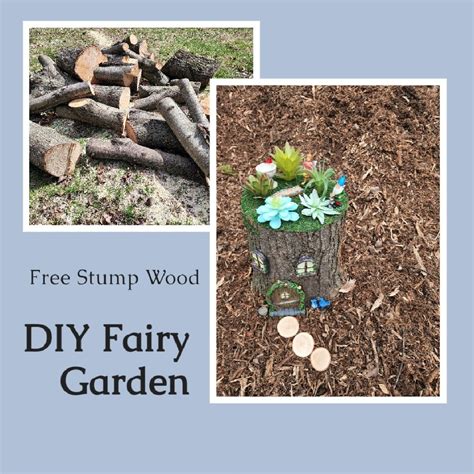 Fairy Garden | Tree Stump - My Repurposed Life®