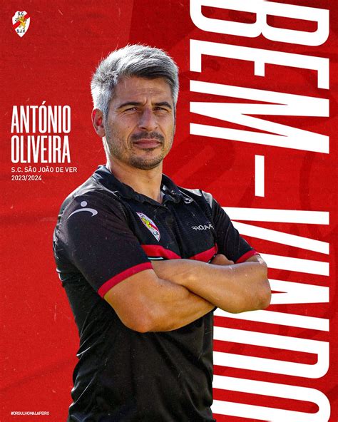 António Oliveira assume o comando técnico do São João de Ver