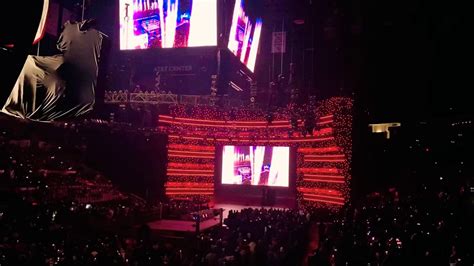 Wwe Raw Intro Pyro 1 27 20 Youtube