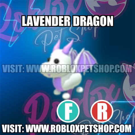 Lavender Dragon FLY RIDE Adopt Me