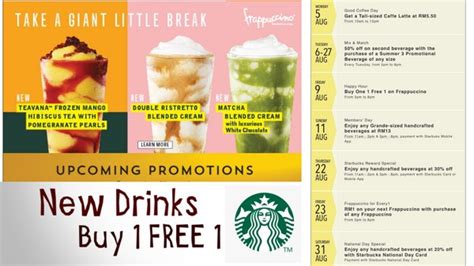 Starbucks Malaysia New Drinks this August - Miri City Sharing