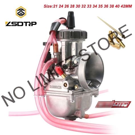 ZSDTRP Universal PWK Motor Karburator Keihin Balap Karbohidrat 2T 4T