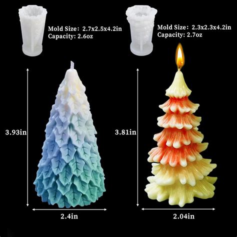 Moldes De Silicona Para Rbol De Navidad Moldes De Velas D Para