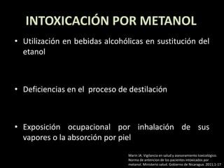 Intoxicacion Por Metanol PPT