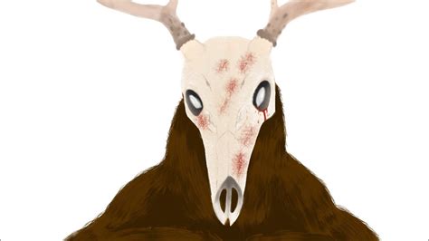 drawing a wendigo - YouTube