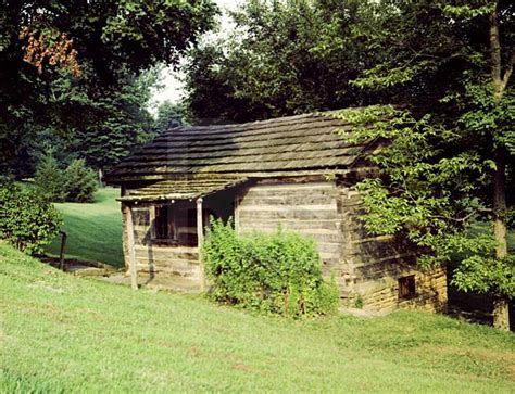 Log Cabin My Old Kentucky Home State Park