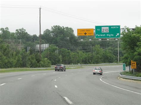 Maryland Interstate 295 Southbound Cross Country Roads