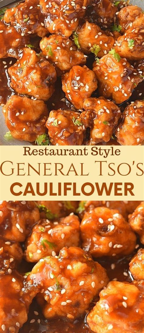 Try This Easy And Best Vegan General Tso S Cauliflower Recipe With