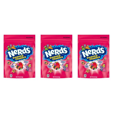 3ct Nerds Gummy Clusters Candy 8oz