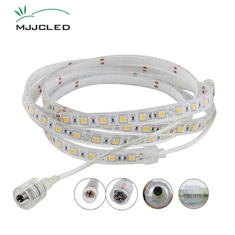 V Led Bande Ext Rieure Ip Tanche M Smd Ruban Flexible Blanc