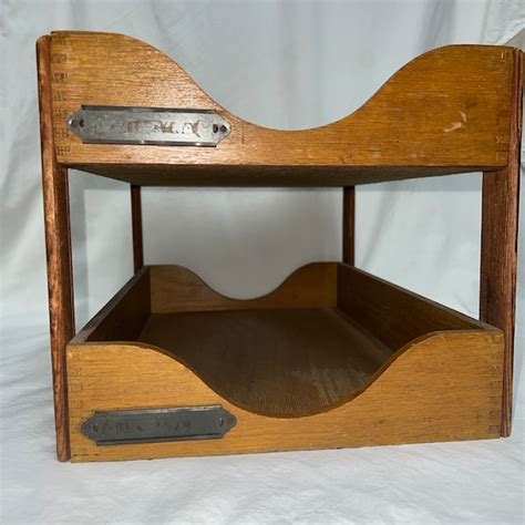 Desk Organizer Vintage Etsy