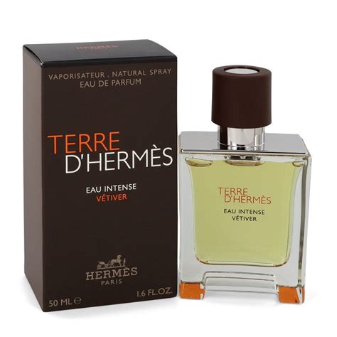 Eau De Parfum Spray Masculino Hermes Terre Dhermes Eau Intense Vetiver 50 Ml