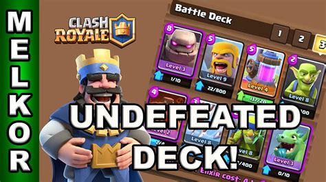 Clash Royale Undefeated Golem Deck 10 Game Win Streak Shown Golem Deck Spotlight With Melkor6925