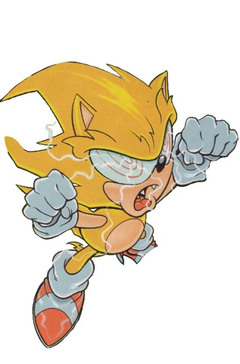 Fleetway Super Sonic Render Sonic The Comic 2 By Cf2364 On Deviantart