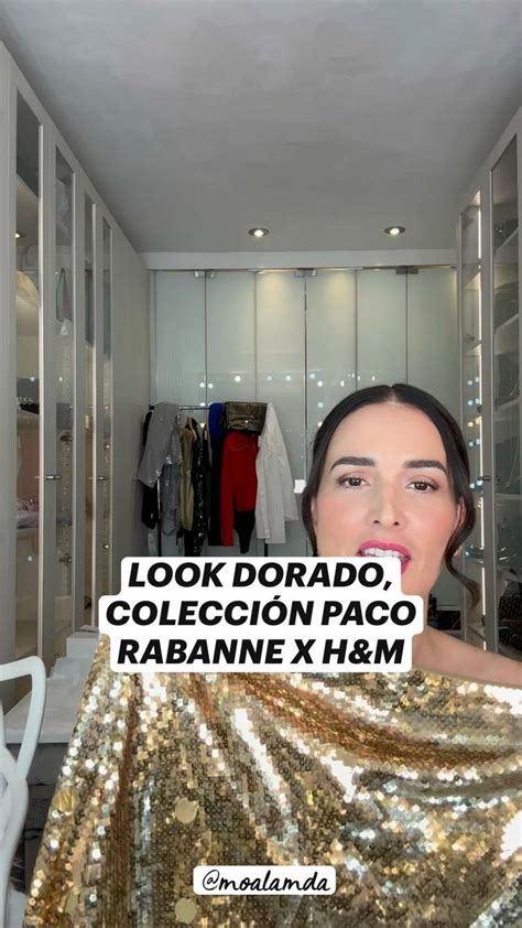 Look Dorado ColecciÓn Paco Rabanne X Handm 2024