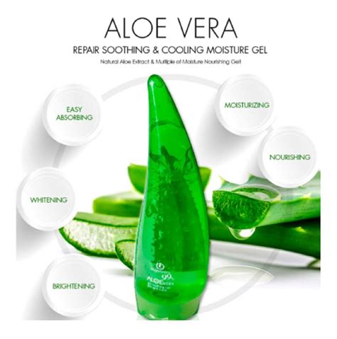 Aloe Vera 99 Gel Sabila Blanqueamie Cicatriz Facial 260ml Meses Sin