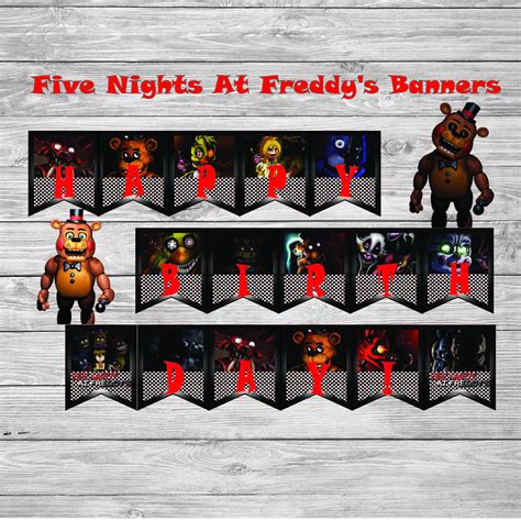 Fnaf Banner Five Nights At Freddys Triangle Banner