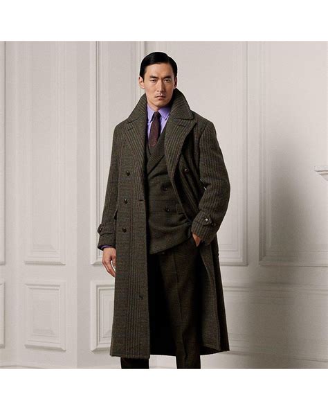 Ralph Lauren Purple Label Ralph Lauren Hand Tailored Glen Plaid Wool