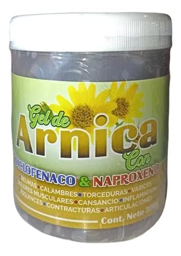 Gel De Arnica 300 Gr Para Golpes Naproxeno Diclofenaco Dolor