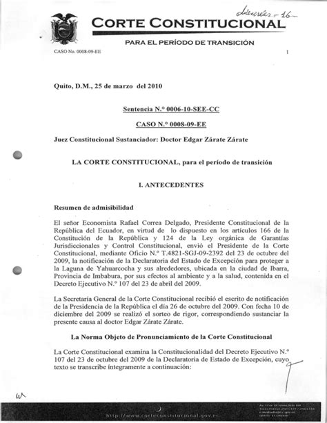 Corte Constitucional Del Ecuador