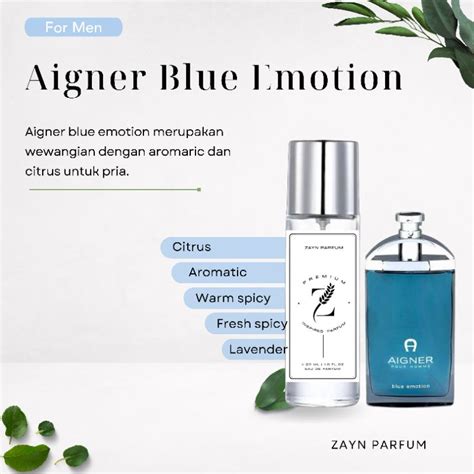 Jual Inspired Parfum Aigner Blue Emotion By Zayn Parfum Shopee Indonesia