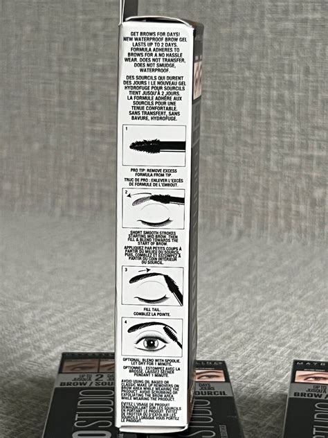 Maybelline Tattoo Studio Waterproof Brow Gel Choose Your Shade Ebay