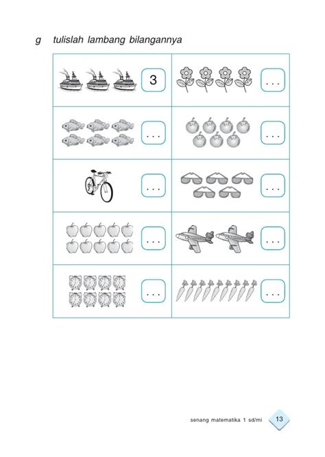 Soal Matematika Kelas 1 Sd Menghitung Banyak Benda Homecare24