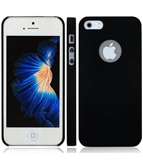 Apple Iphone 5s Plain Cases E Lv Black Plain Back Covers Online At
