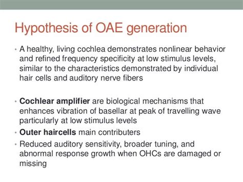 OAE and BERA ( otoacoustic emissions and brainstem evoked response au…