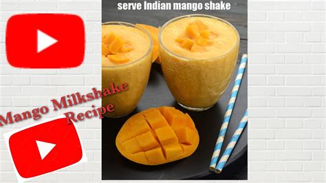 June 2023 Mango Recipe For Summer ⛱️special 🤤 Mango Milk Shake 🥭 Mango Viral Youtube