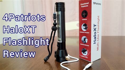 4patriots Haloxt Tactical Solar Flashlight Review Tactical Multi Use