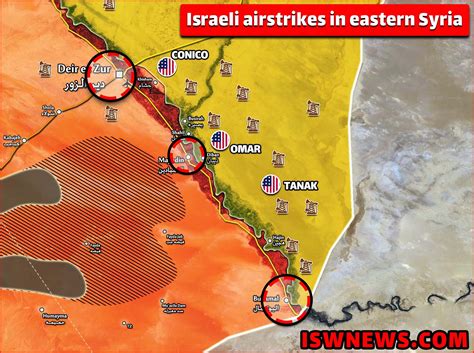 Details of large-scale Israeli air strike on eastern Syria + Images ...