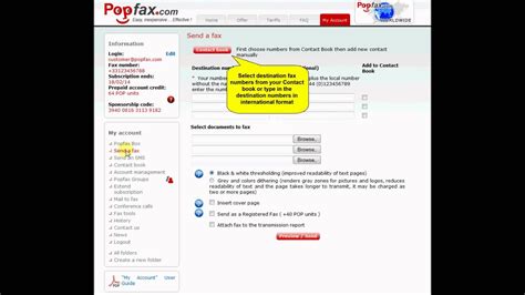 How To Send Faxes From A Web Interface With Youtube