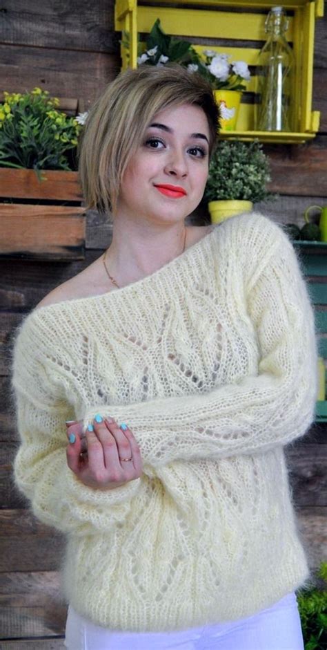 Truemohairlover Mohair Sweater Fuzzy Mohair Sweater Softest Sweater