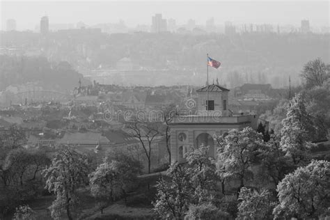 U.S. Embassy in Prague (Czech Republic) Stock Image - Image of ...