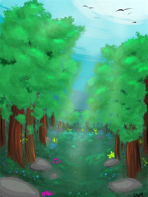 Sunny Forest By Snickerdoodles19 On Deviantart