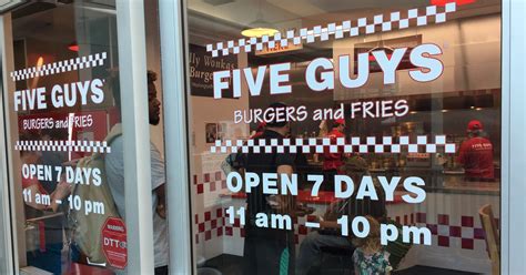 Five Guys Opens In Burlington Town Center On Church Street