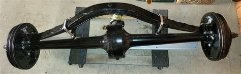 1928 1931 Ford Model A Rear Axle Assembly Complete Hydraulic Brakes Fr