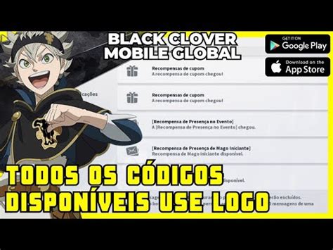 Todos Os C Digos Dispon Veis Use Antes Que Acabe Black Clover Mobile