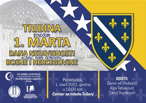 Tribina Povodom Marta Dana Nezavisnosti Bosne I Hercegovine