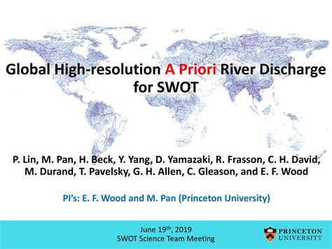 Global High Resolution A Priori River Discharge For Swot Nasa Swot