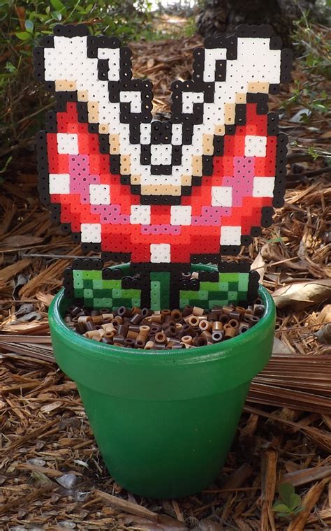 Piranha Plant Perler Bead Art By Kamikazekeeg On Deviantart