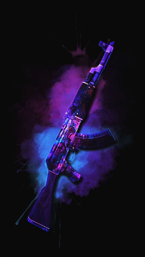 AK 47 PUBG Skin iPhone Wallpaper - iPhone Wallpapers