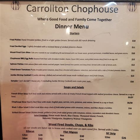 Carrollton Chophouse, Carrollton - Menu, Reviews (149), Photos
