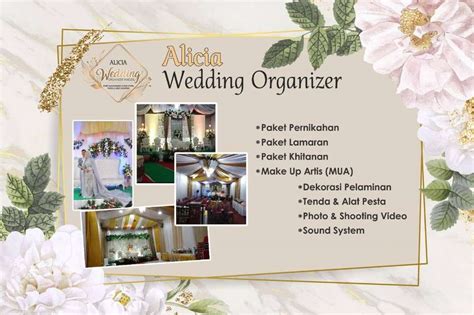 Desain Brosur Wedding Organizer