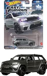 Amazon co jp ホットウィール Hot Wheels ワイルドスピード ジープ グランドチェロキー トラックホーク 才 HNW グレー おもちゃ