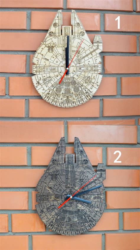 Millennium Falcon Wooden Wall Clock Helps You Keep Track Of Time